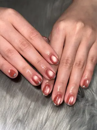 ネイル Momoka 🍑🎀のネイルデザイン