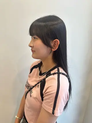 ロング パーマ 西村 奈桜のヘアスタイル