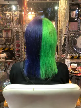 ミディアム カラー KOYA コヤのヘアスタイル