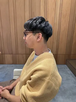 ショート メンズ 佐藤 悠生 メンズパーマ.カットのヘアスタイル