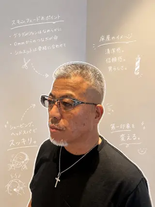 ショート メンズ 理容室/ヘッドスパ /シェービング/縁のエステ・リラクイメージ