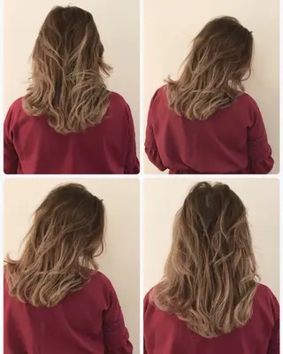 ミディアム ハイトーンブリーチ 土坂　由志【京都】のヘアスタイル