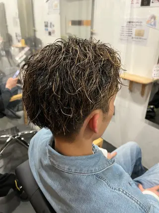 パーマ メンズ 橋野 来夢のヘアスタイル
