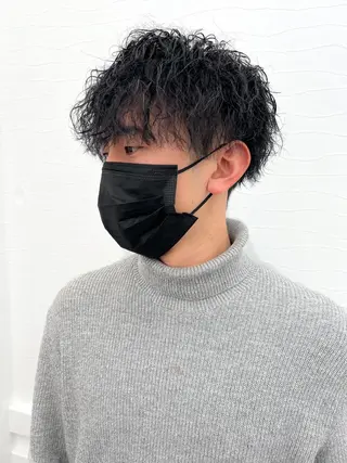 ショート パーマ YURAGI🤍 SAEのヘアスタイル