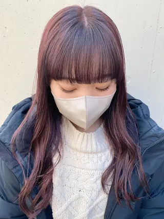 ロング サトウ ナナのヘアスタイル