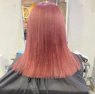 セミロング カラー ヘアアレンジ 福岡似合わせレイヤー /ウルフ/ハイトーンのヘアスタイル