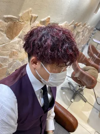 メンズ ホワイトベージュ︎︎ seikaのヘアスタイル