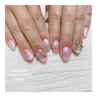 ミディアム ネイル 🐾enen style 🐾のネイルデザイン