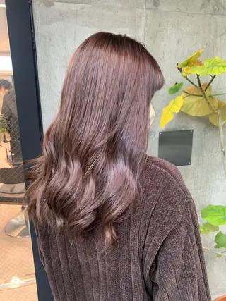 セミロング 🦋MAHO🦋 デザインカラーのヘアスタイル