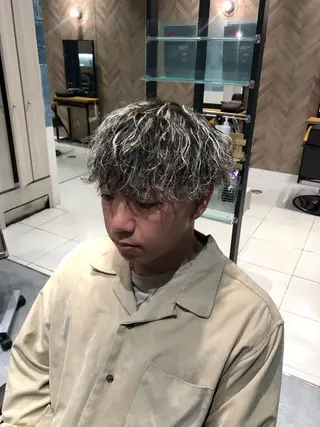 カラー パーマ メンズ 國分 正樹のヘアスタイル