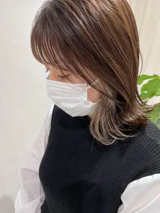 ミディアム カラー あすか Aem.のヘアスタイル
