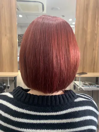 ショート カラー hair salon mementoのヘアスタイル