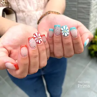 ミディアム ネイル SalonPrima 西院Nail&Eyeのネイルデザイン