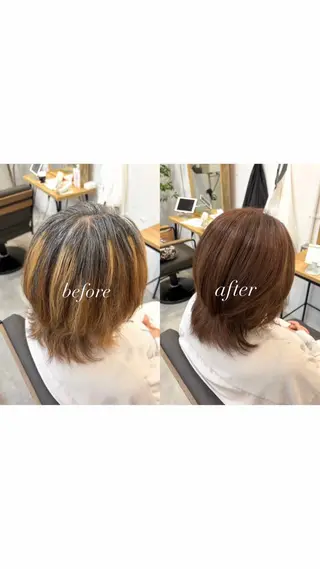 カラー 💛カラーモデル💛 MIZUKIのヘアスタイル