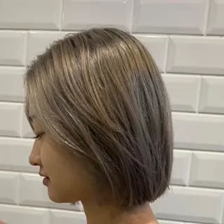 ミディアム カラー appiis 柳田葵　横浜のヘアスタイル