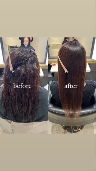 ロング パーマ 山本 麗のヘアスタイル