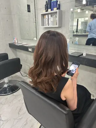 ロング カラー Endearing 🌟銀座のヘアスタイル