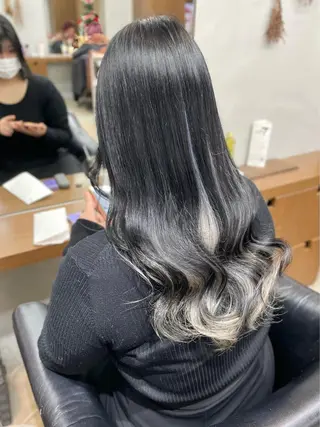 カラー yasuハイトーン/ デザインカラーのヘアスタイル