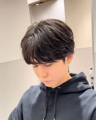 パーマ メンズ 土田 啓太のヘアスタイル