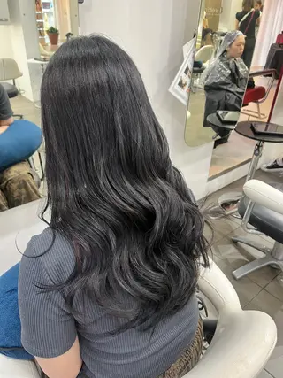 ロング カラー 透明感カラー ショート・ツムギのヘアスタイル