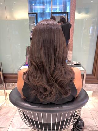 ミディアム カラー 韓国っぽ水光肌カラー マンツーマン🫧なおのヘアスタイル