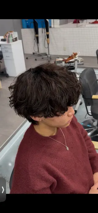 パーマ メンズ ユウ✩.*˚/メンズ 特化/シャドウパーマのヘアスタイル