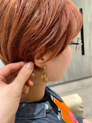 ショート カラー ブリーチモデル募集中 小柴のヘアスタイル