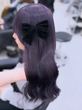 カラー ベージュ・ラベンダー カラー🎀りりのヘアスタイル