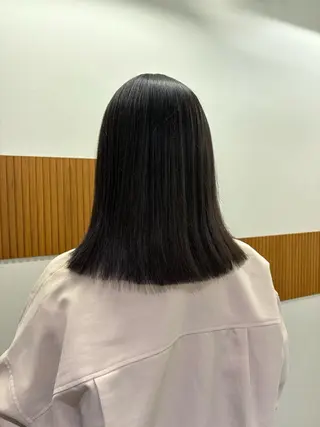 ミディアム 田中 樹奈のヘアスタイル