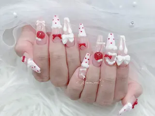 ネイル MoMoA Nail ネイル長さ出し専門店のネイルデザイン
