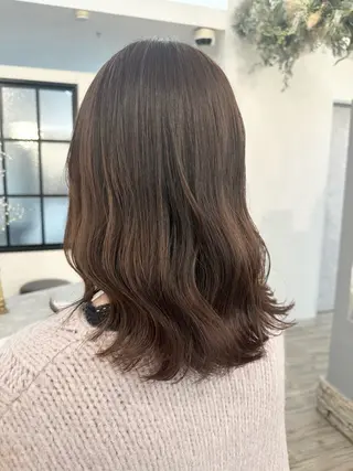 ミディアム カラー sato ayaka |透明感カラー🫧のヘアスタイル