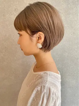 ショート 🦋盛れるレイヤー/ ベージュ/Ryugaのヘアスタイル