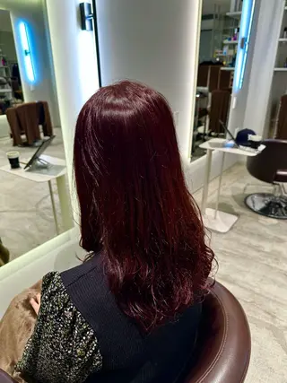 ミディアム 髪質改善ストレート 中林優太のヘアスタイル