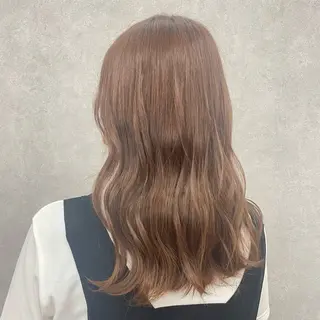 セミロング カラー Blue/博多/ 水口莉沙のヘアスタイル