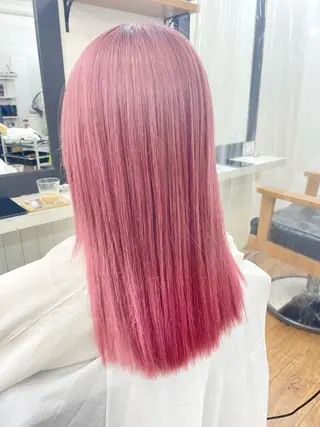 セミロング 青木 優歩のヘアスタイル