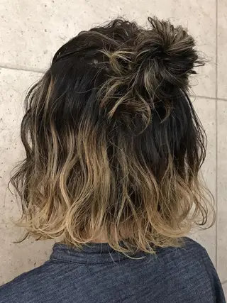 カラー ヘアアレンジ .. meiのヘアスタイル