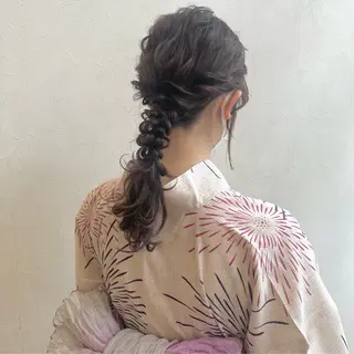 ヘアアレンジ SiLO yuri andoのヘアスタイル