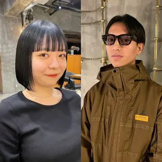 カラー パーマ ヘアアレンジ メンズ くびれレイヤー/艶 カラー　MADOKAのヘアスタイル