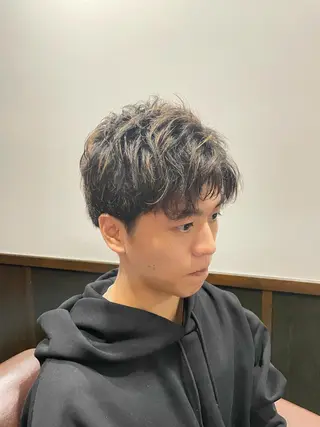 ミディアム メンズ 代表 武田晃英のヘアスタイル