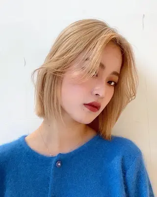 ショート カラー レイヤー専門家 ダブルカラー修のヘアスタイル