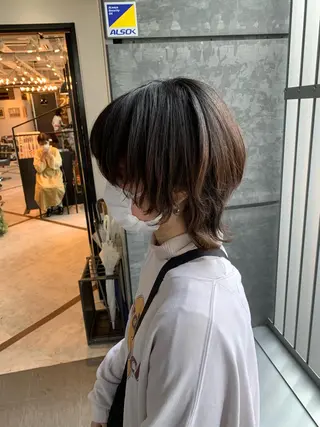 ショート カラー 髪質改善/白髪ぼかし KENTAのヘアスタイル