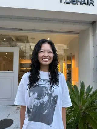 セミロング Tidehair茨木 Riruのヘアスタイル