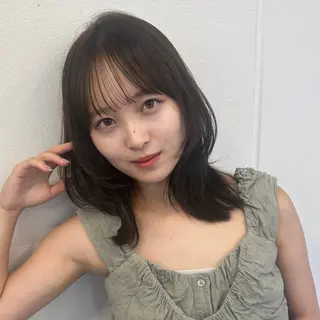 ミディアム 無料CUT 募集中🩷/横浜のヘアスタイル