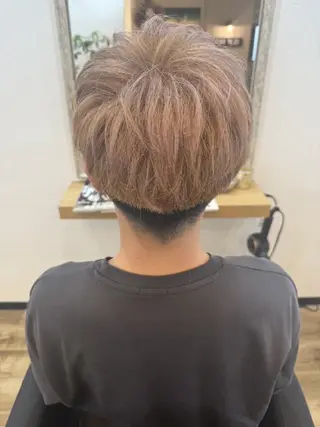 メンズ ショート カラー 工藤 裕樹のヘアスタイル