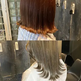 ミディアム カラー 艶髪/髪質改善 カットモデル募集🍀のヘアスタイル