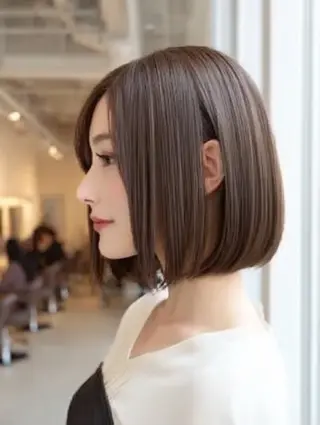 ショート 絶対綺麗な暖色カラー 🎯あります✨増渕✨のヘアスタイル