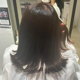 ミディアム カラー MATISSE藤崎 渕上 ジュビアイのヘアスタイル