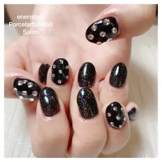 ミディアム ネイル 🐾enen style 🐾のネイルデザイン