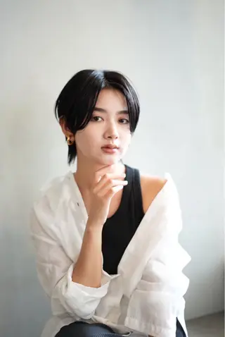 ショート カラー 加賀 千聖 /soigneのヘアスタイル