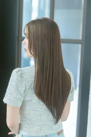 カラー ロング 似合わせカット 銀座/アライ カズヤのヘアスタイル